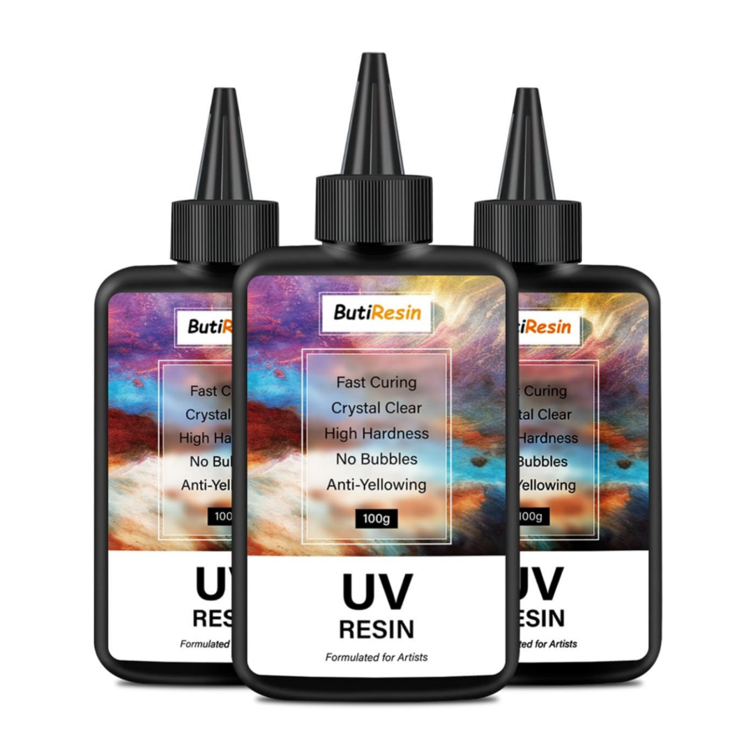 ButiResin レジン液 300g UVレジン液 大容量 ハードタイプ UV‐LED対応