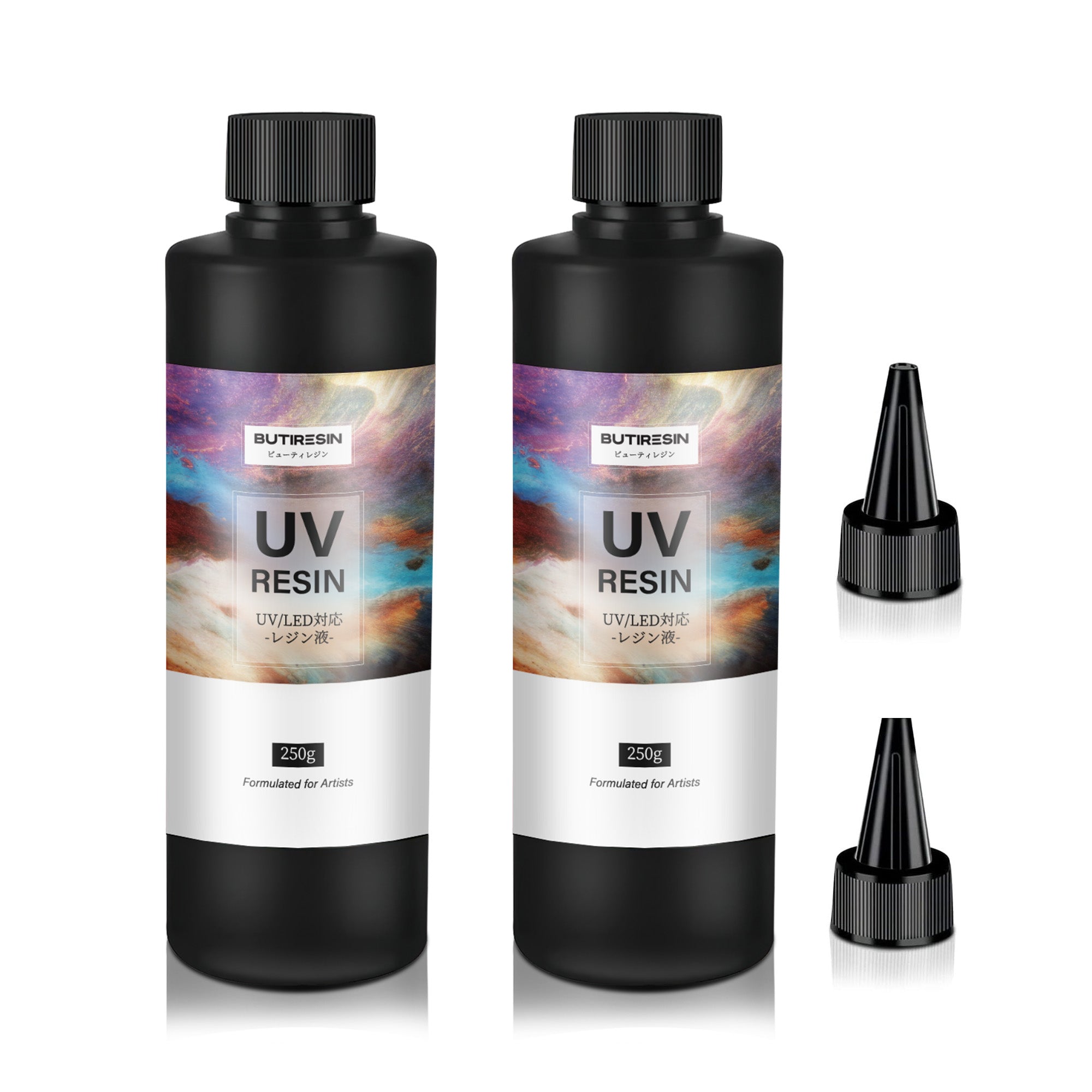 ButiResin レジン液 500g UVレジン液 大容量 ハードタイプ UV‐LED対応