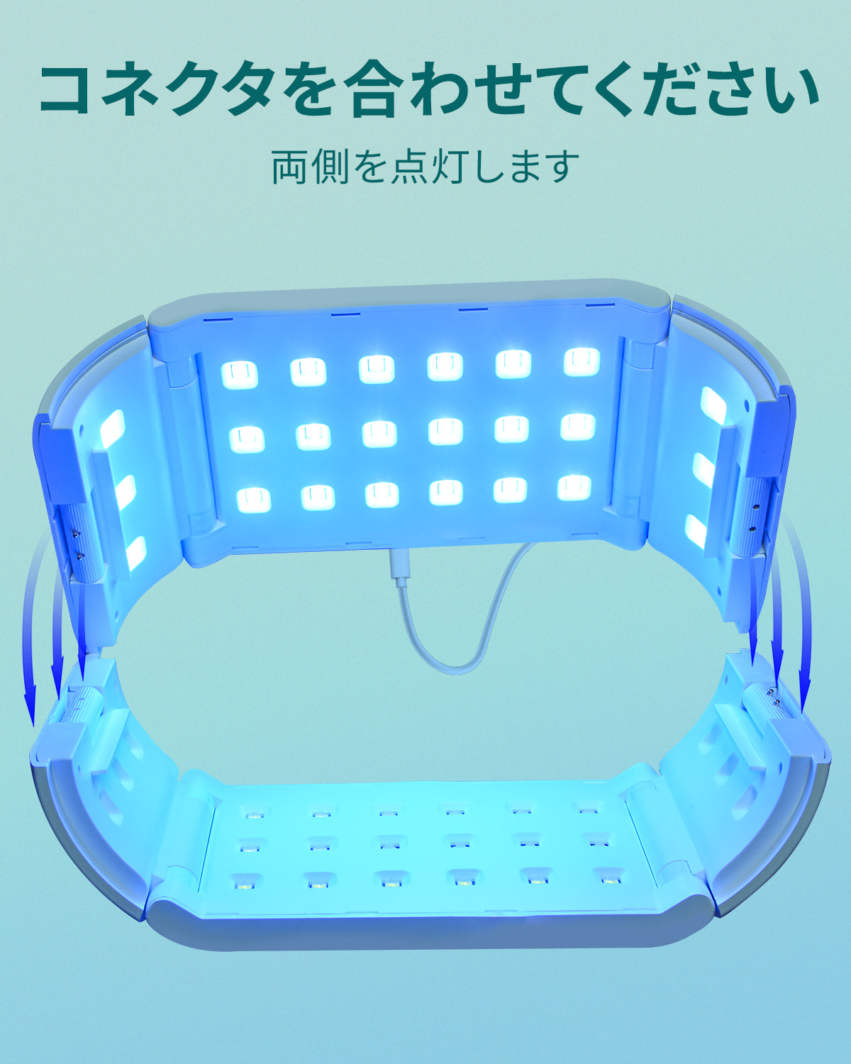 BUTIRESIN UVライト アドバンス 2 in 1 両面長時間設定 (60 秒、180 秒、300 秒) 48 個の LED 48W 付き UV 樹脂ライト 360 度サラウンド光源 樹脂硬化用大型 UV ランプ DIY クラフト装飾 ジュエリー作り 分割使用可能 デジタル表示タイマー(アップグレード版)